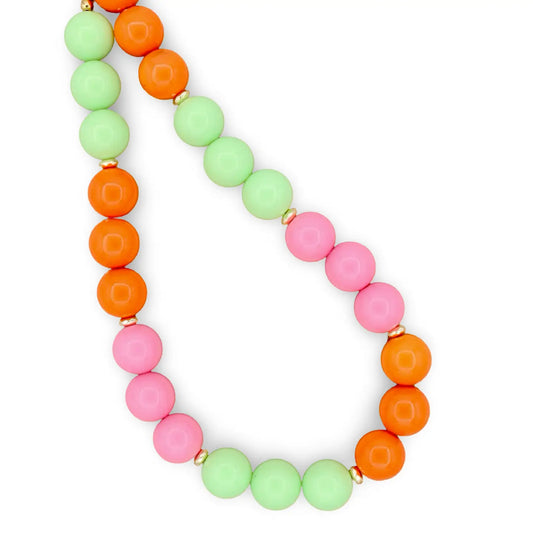 Fun Cabana Necklace - Orange