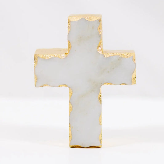 Marble Cross Decor