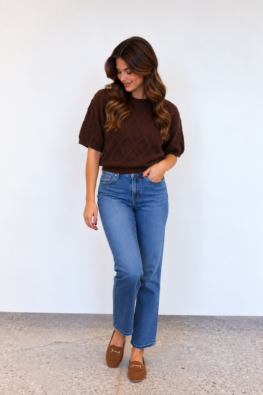 Ginny Sweater- Brown