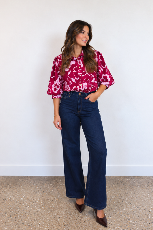 Jackie Top- Merlot