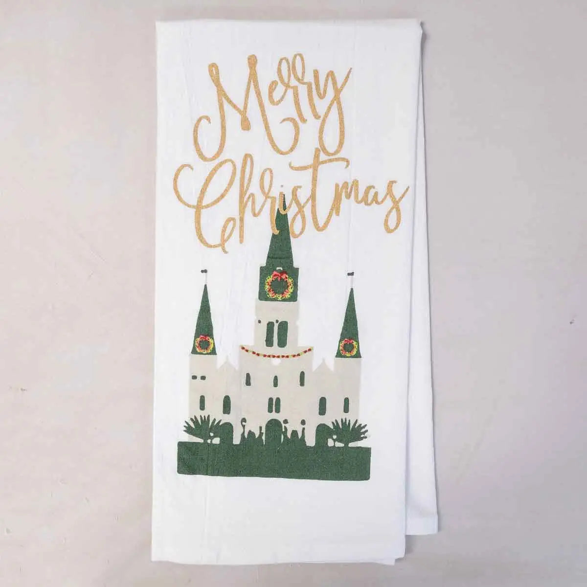 Cathedral Christmas Hand Towel