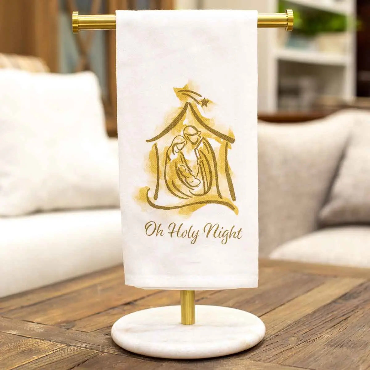 O Holy Night Hand Towel