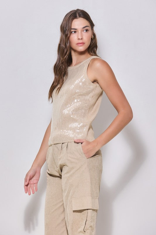 Shimmer Knit Tank