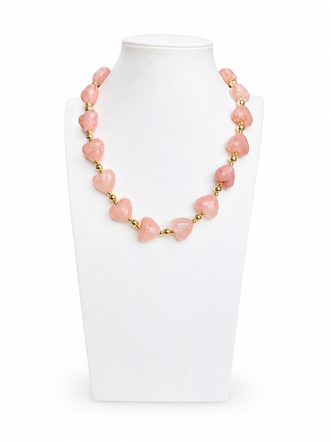 Pearly Heart Necklace
