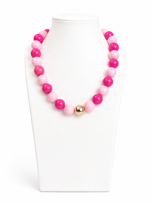 Pink Two Toned Necklace