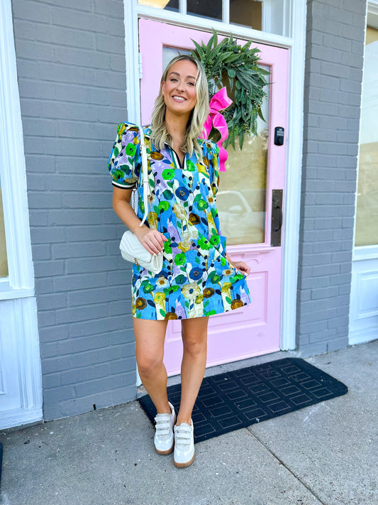 Fall Flowers Dress