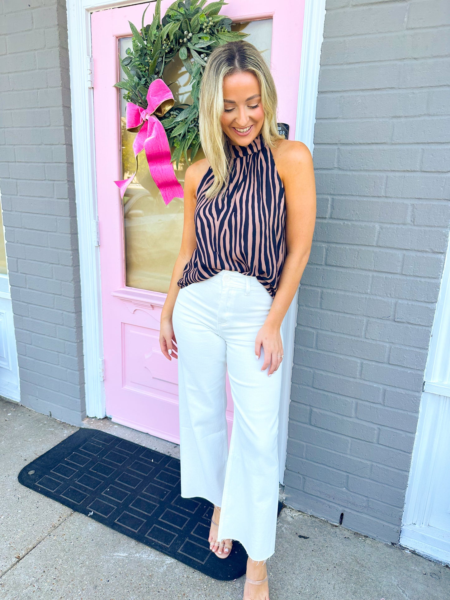 Tiger Halter Top