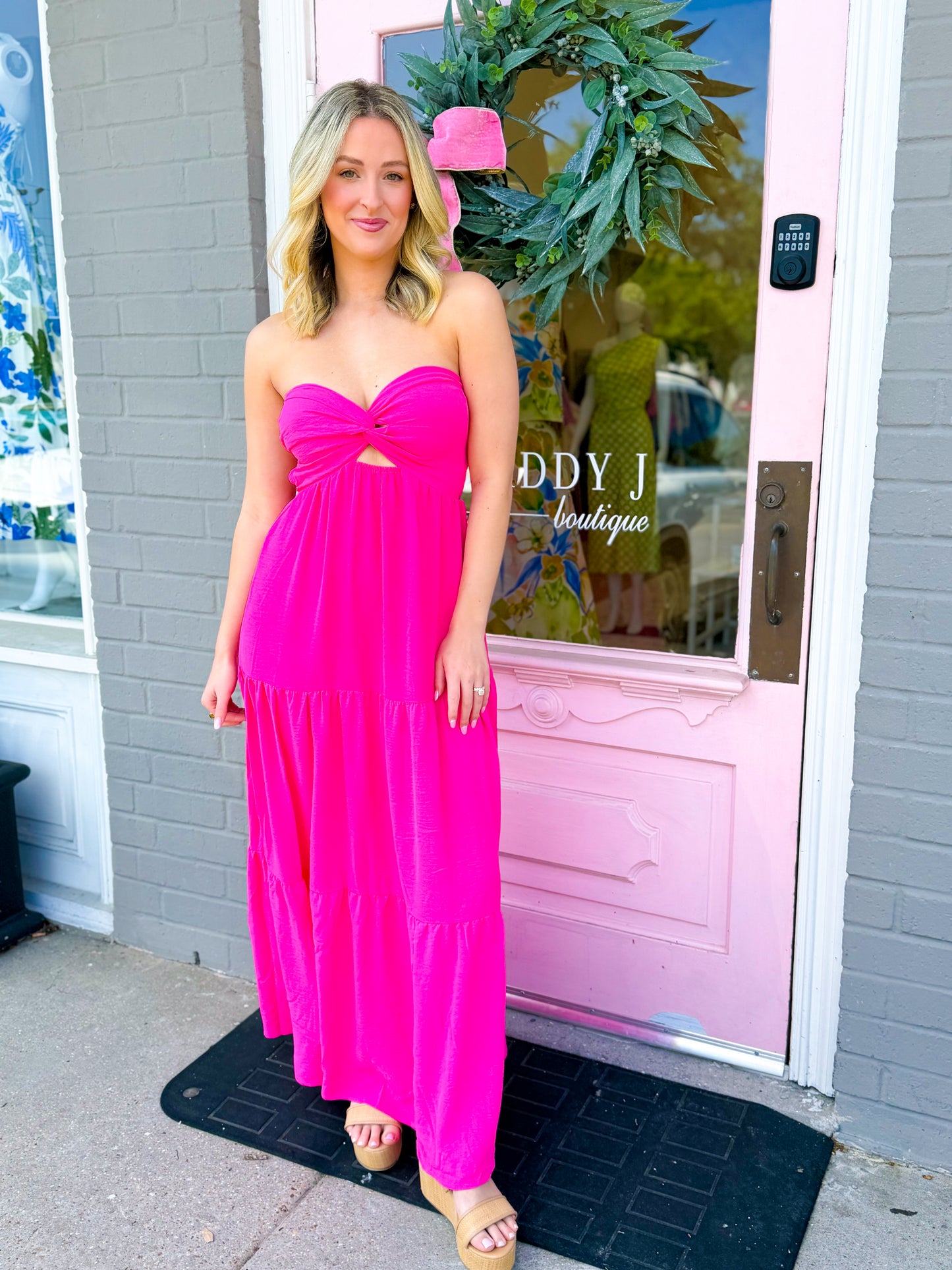 Laguna Maxi Dress- Pink