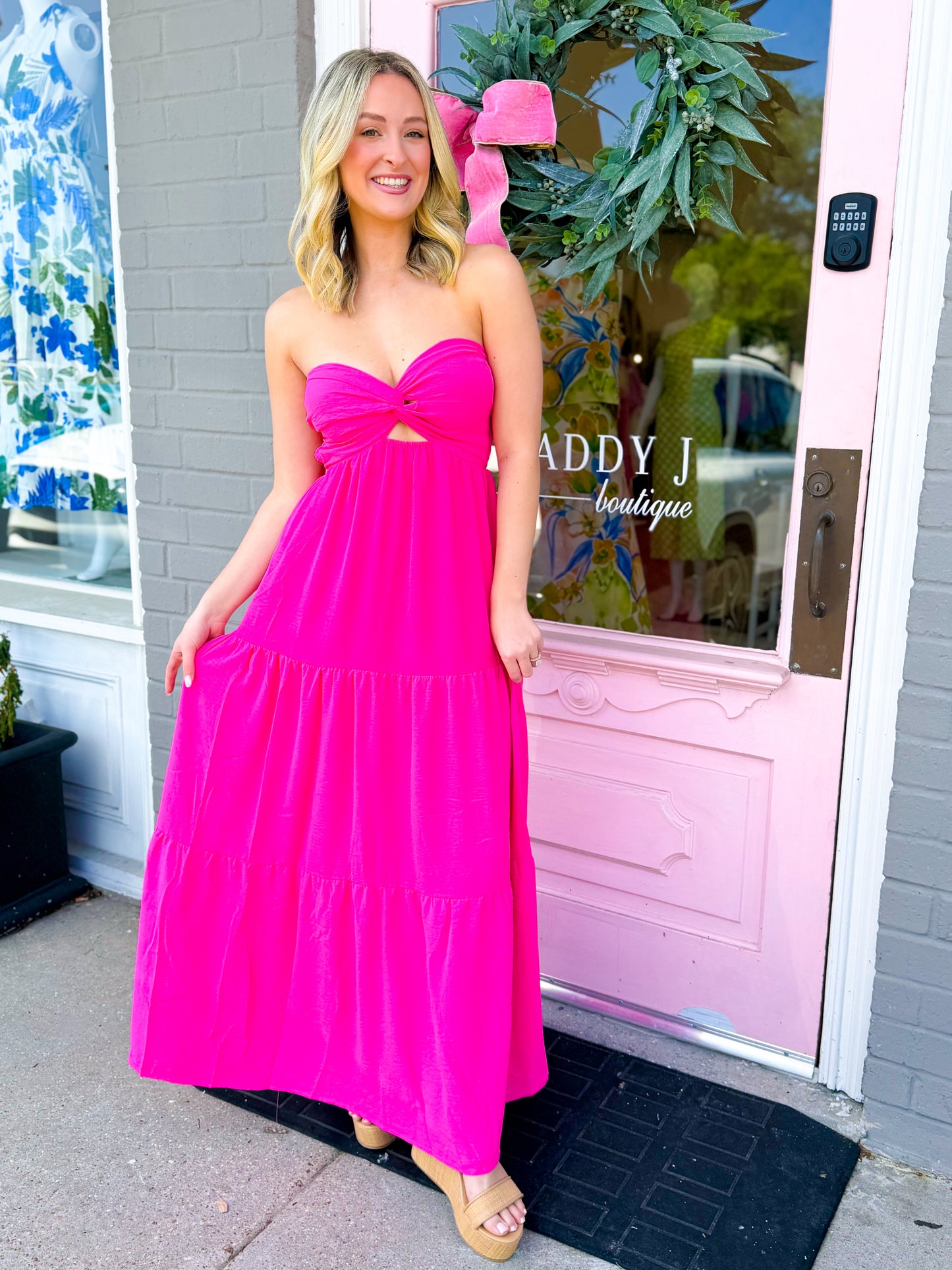 Laguna Maxi Dress- Pink