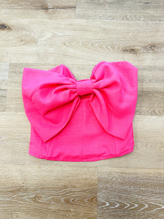 Pink Bow Top
