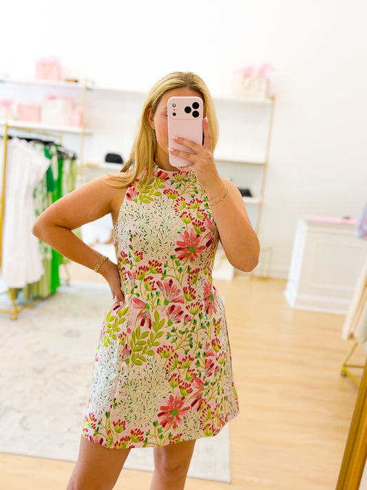 Sweet Peony Mini Dress