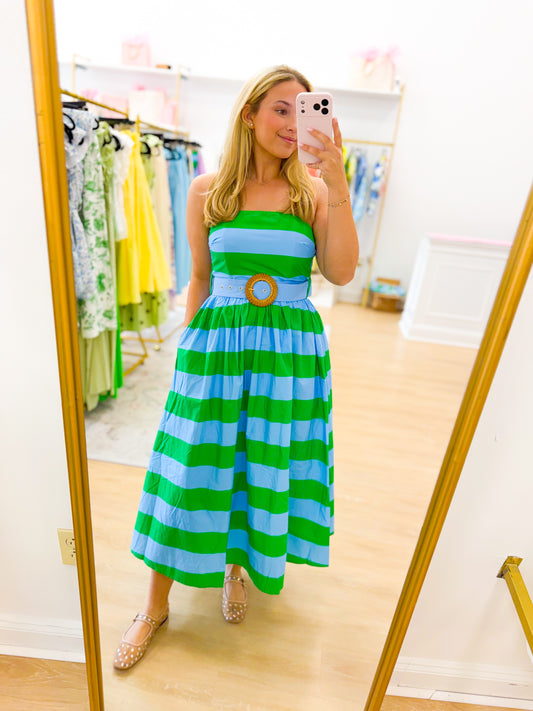 Seaside Stripe Midi