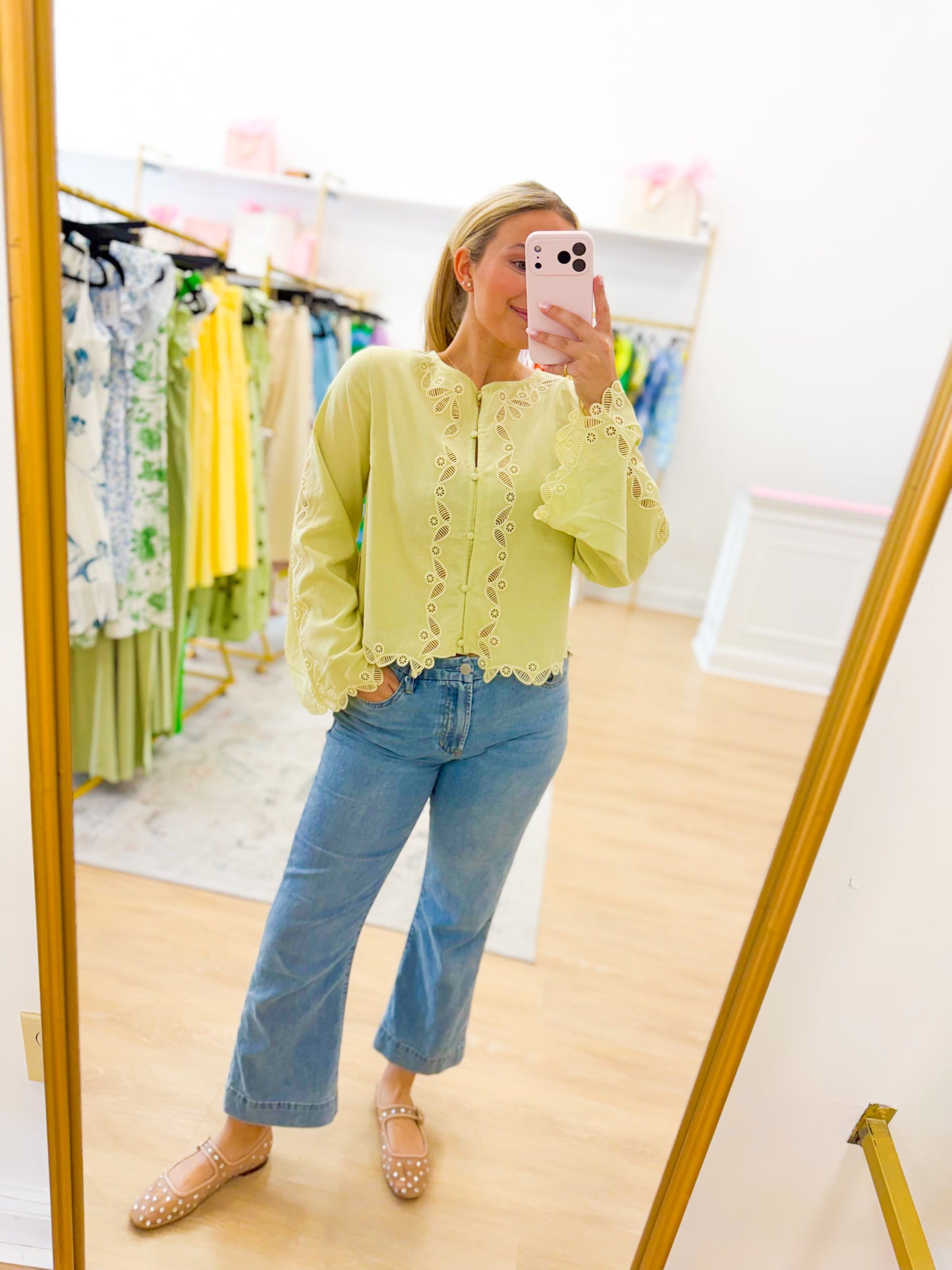 Sage Blossom Top