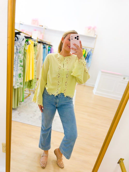 Sage Blossom Top