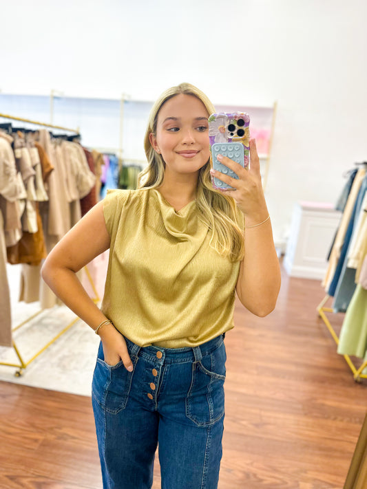 Toby Blouse- Champagne