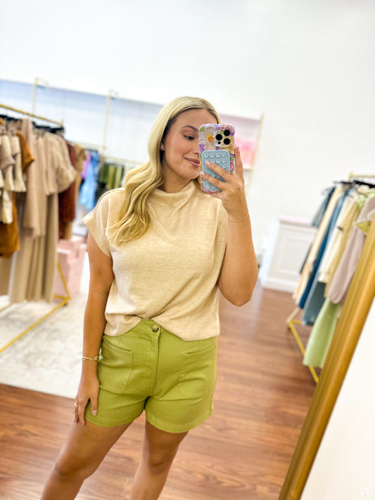 Ashlee Shorts- Olive