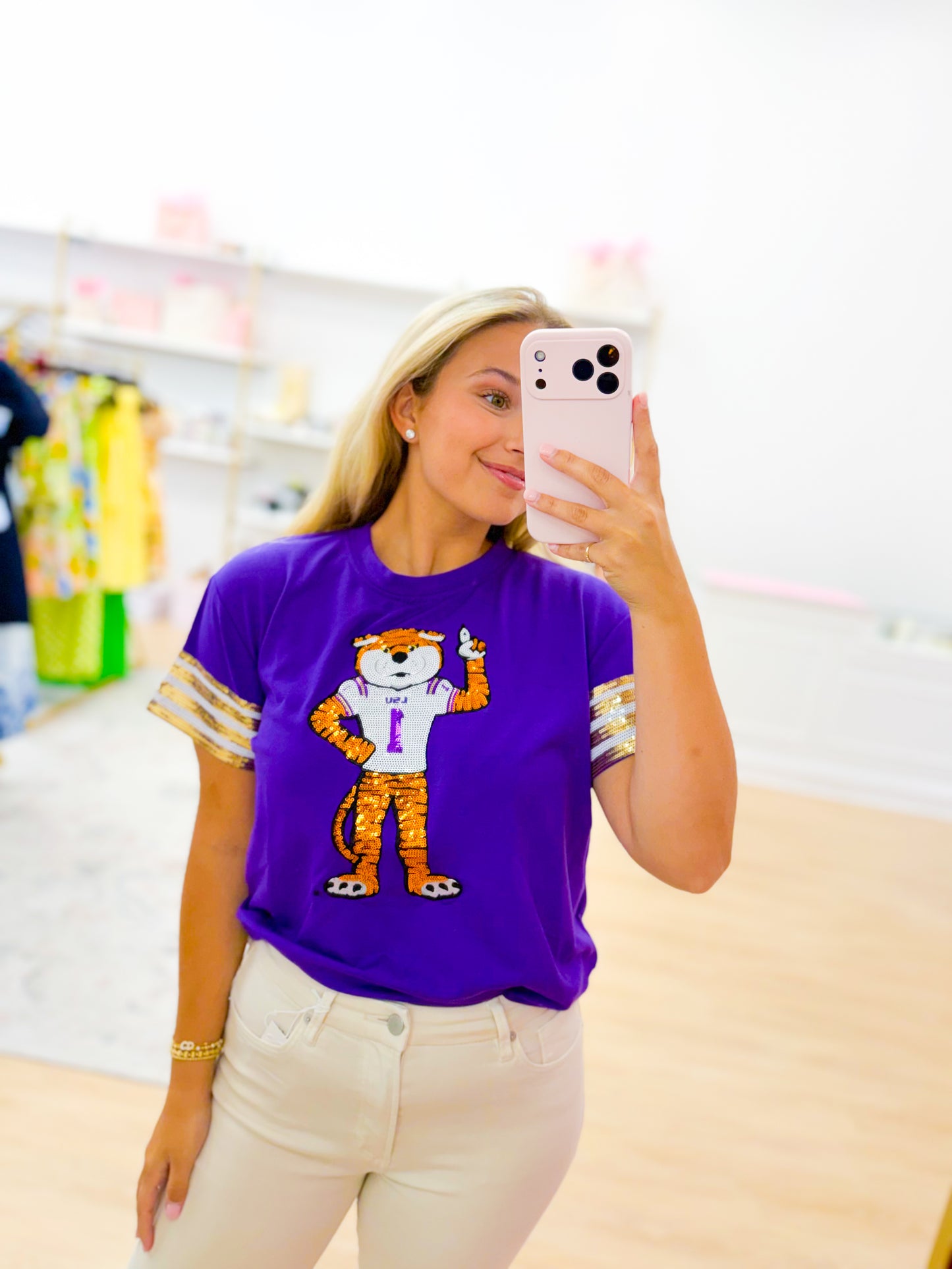 Tiger Sparkle Top