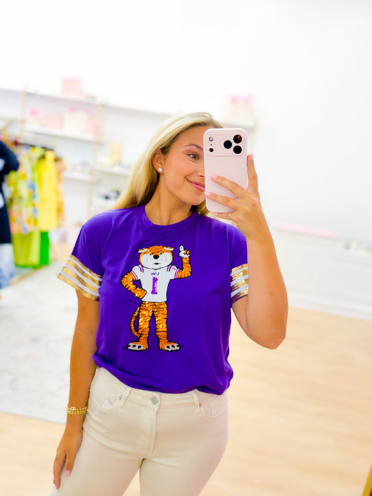Tiger Sparkle Top