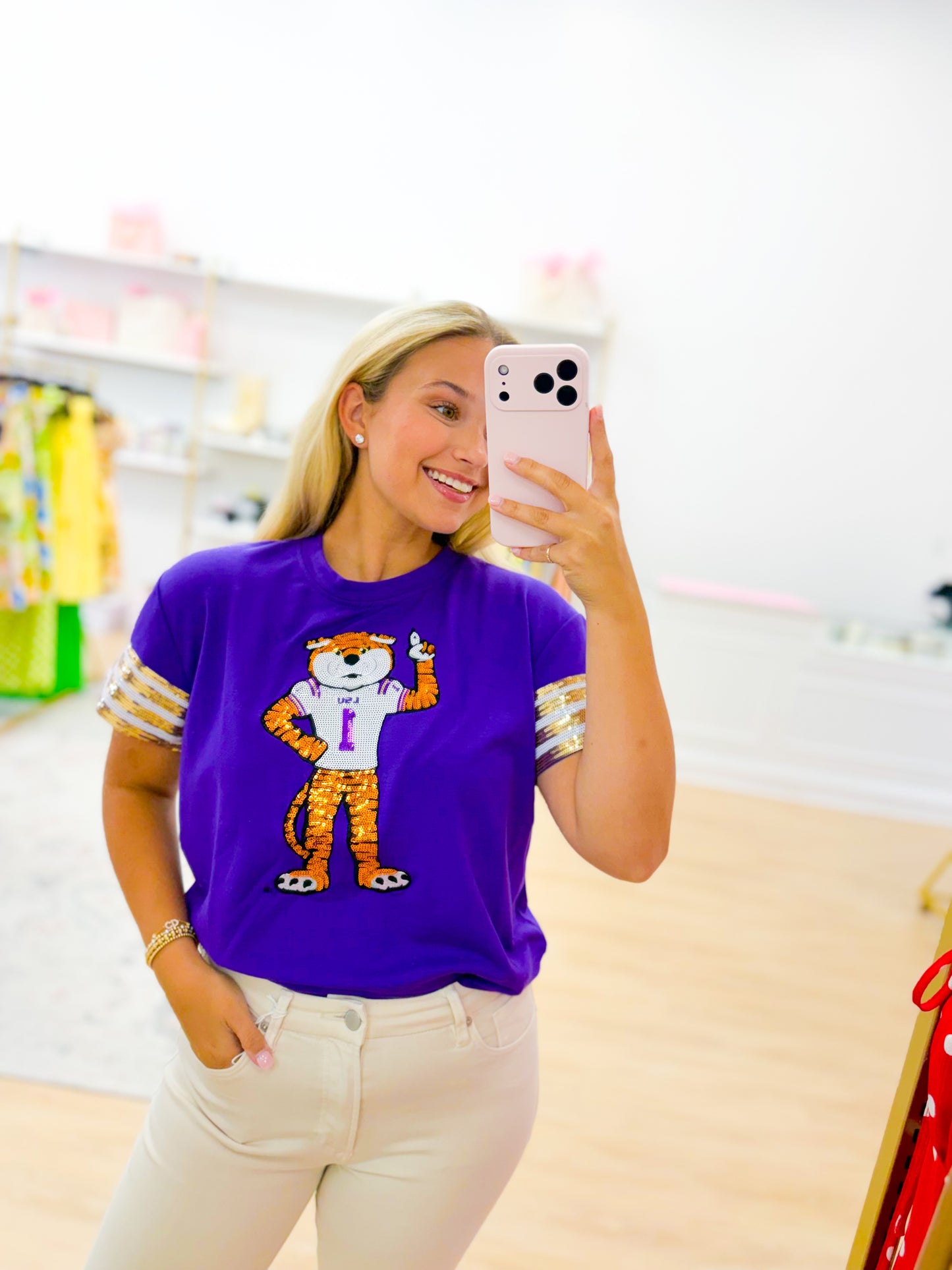 Tiger Sparkle Top