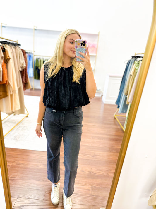 Bubble Top- Black