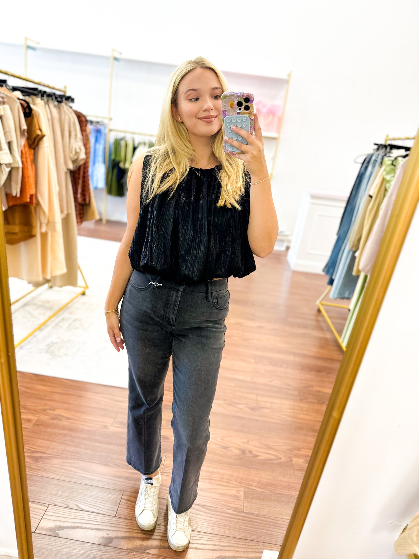 Bubble Top- Black
