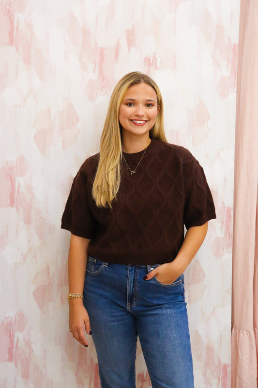 Ginny Sweater- Brown