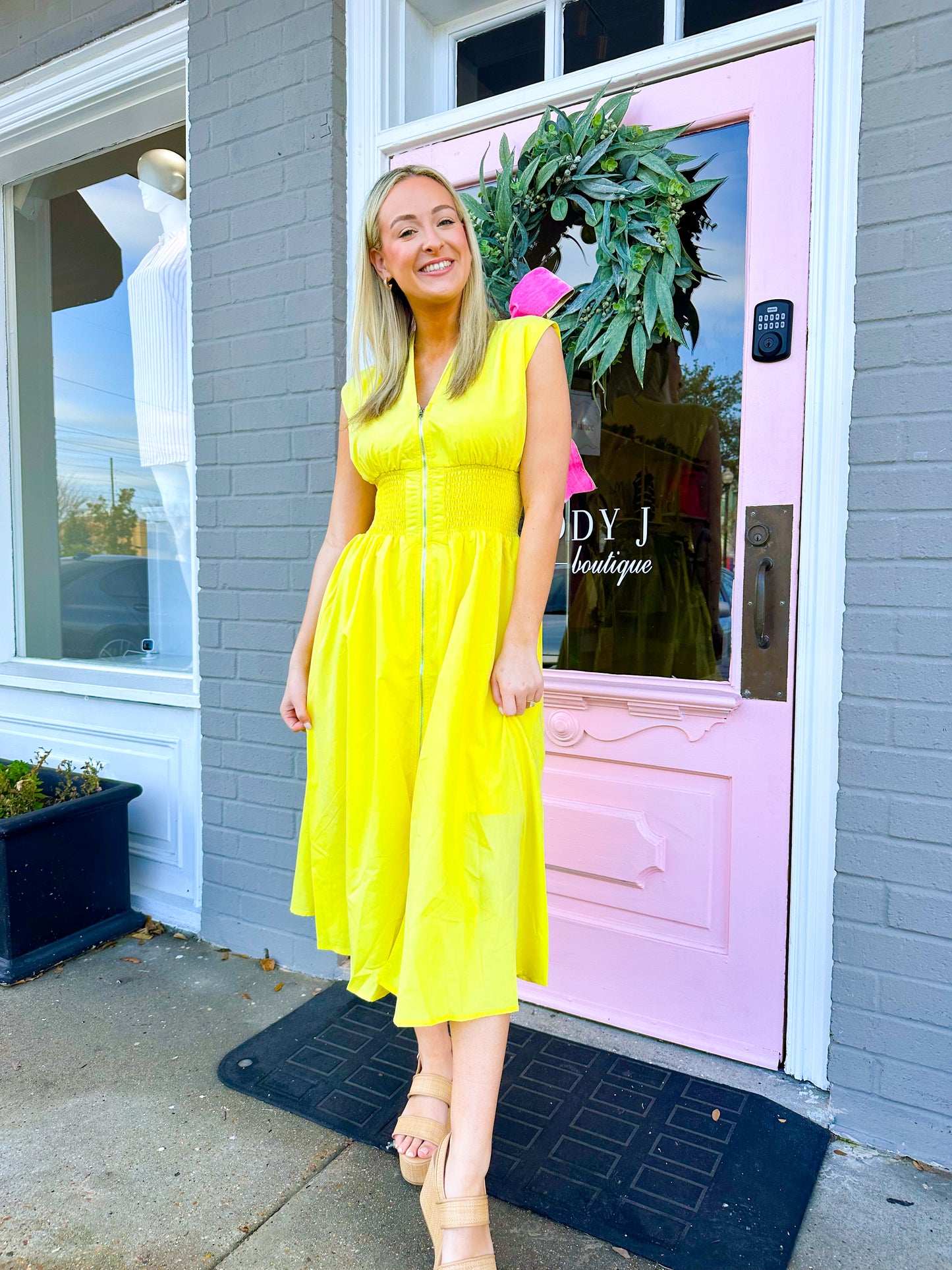 Kourt Dress- Lemon