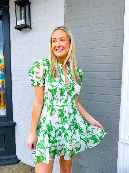 Verdant Mini Dress