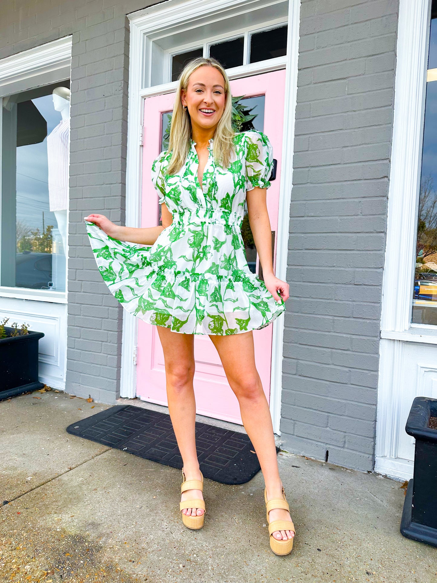 Verdant Mini Dress