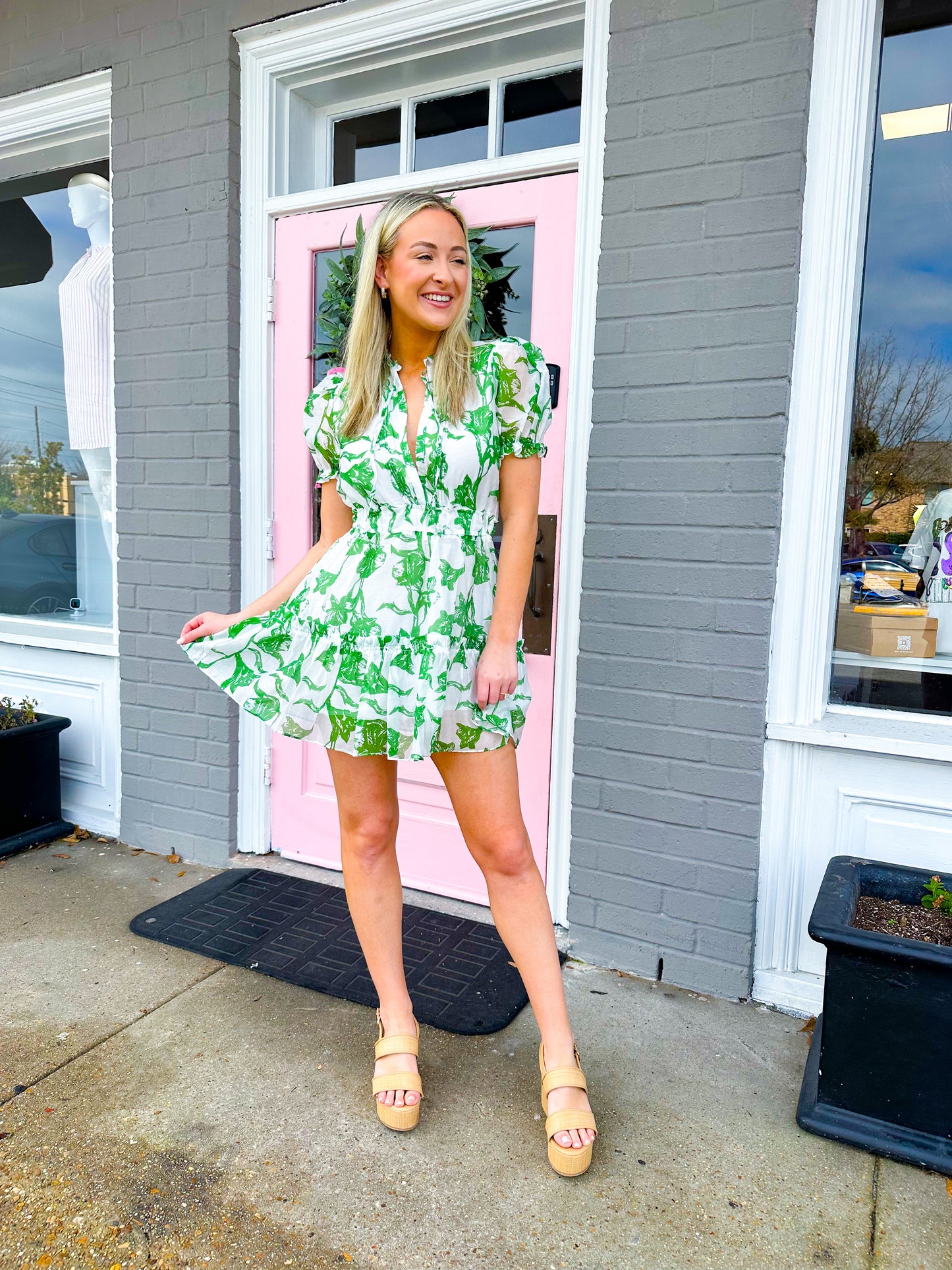 Verdant Mini Dress