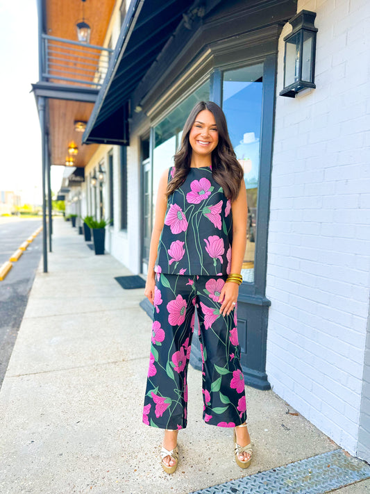 Fuschia Vine Pants