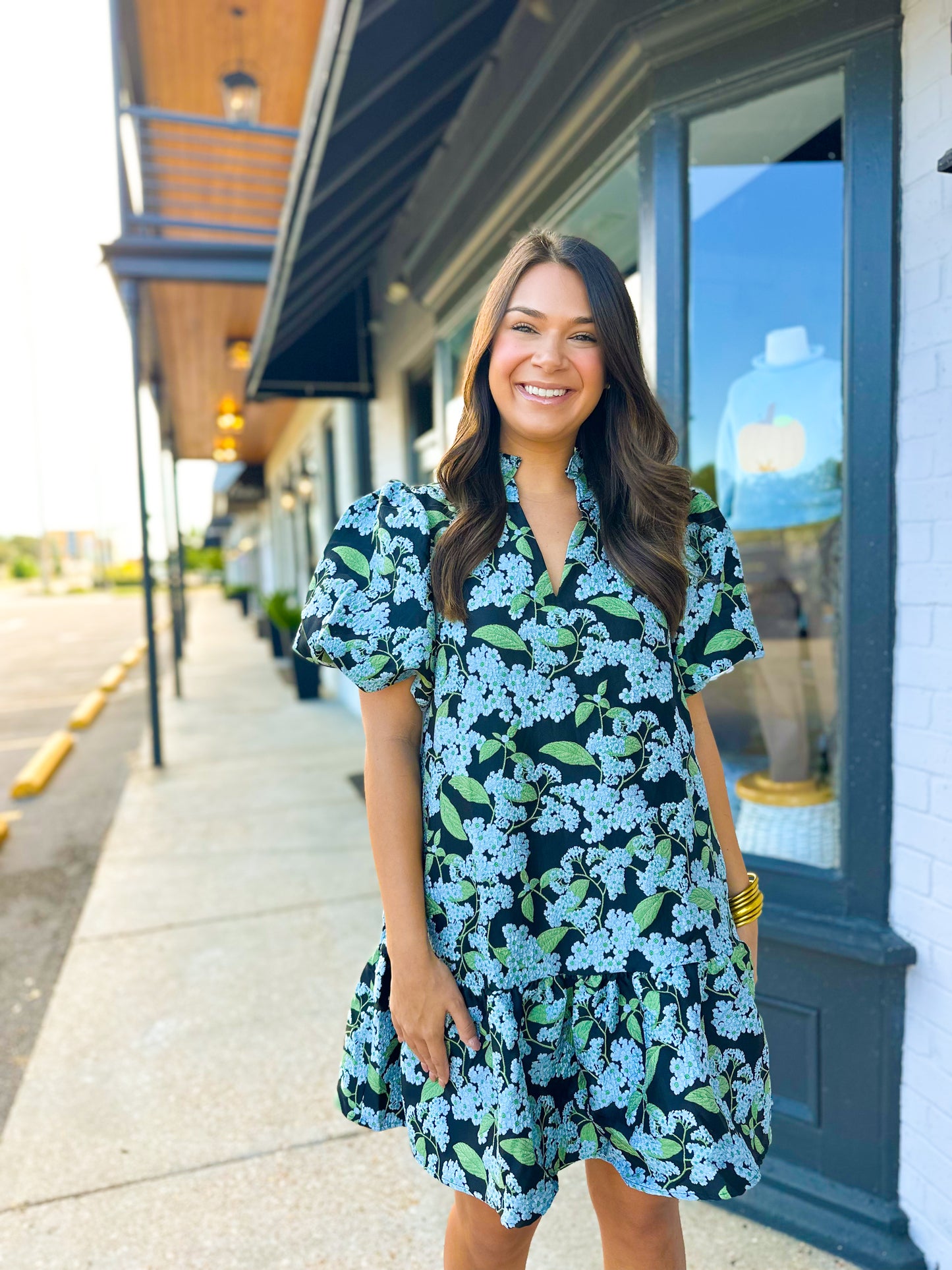 Midnight Petal Dress