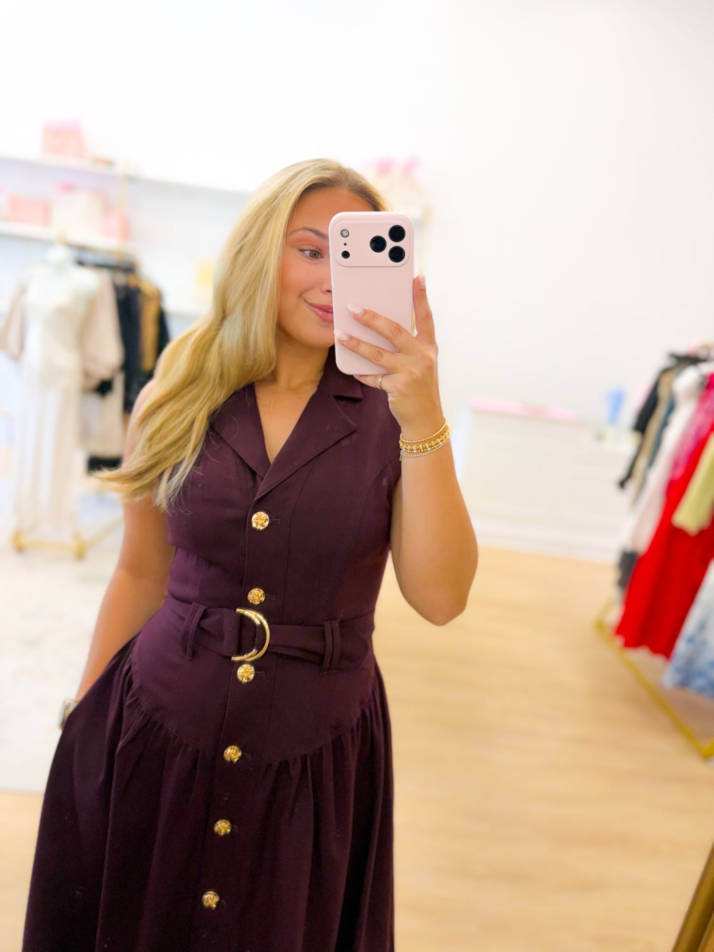 Merlot Midi Dress