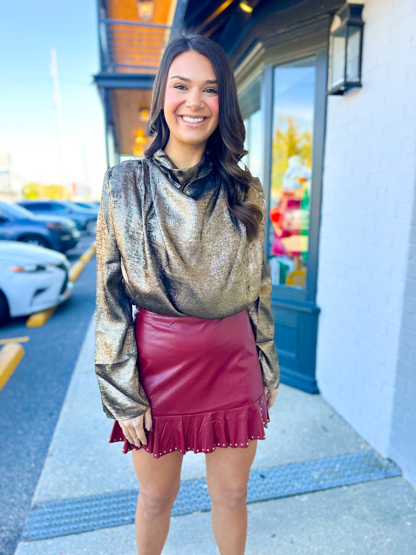 Ruffle Hem Skirt