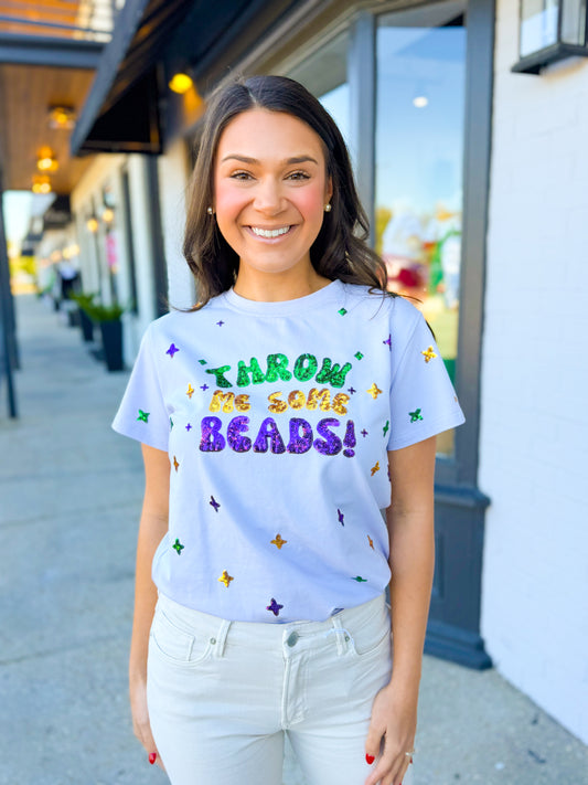 Throw Me Some Beads Tee