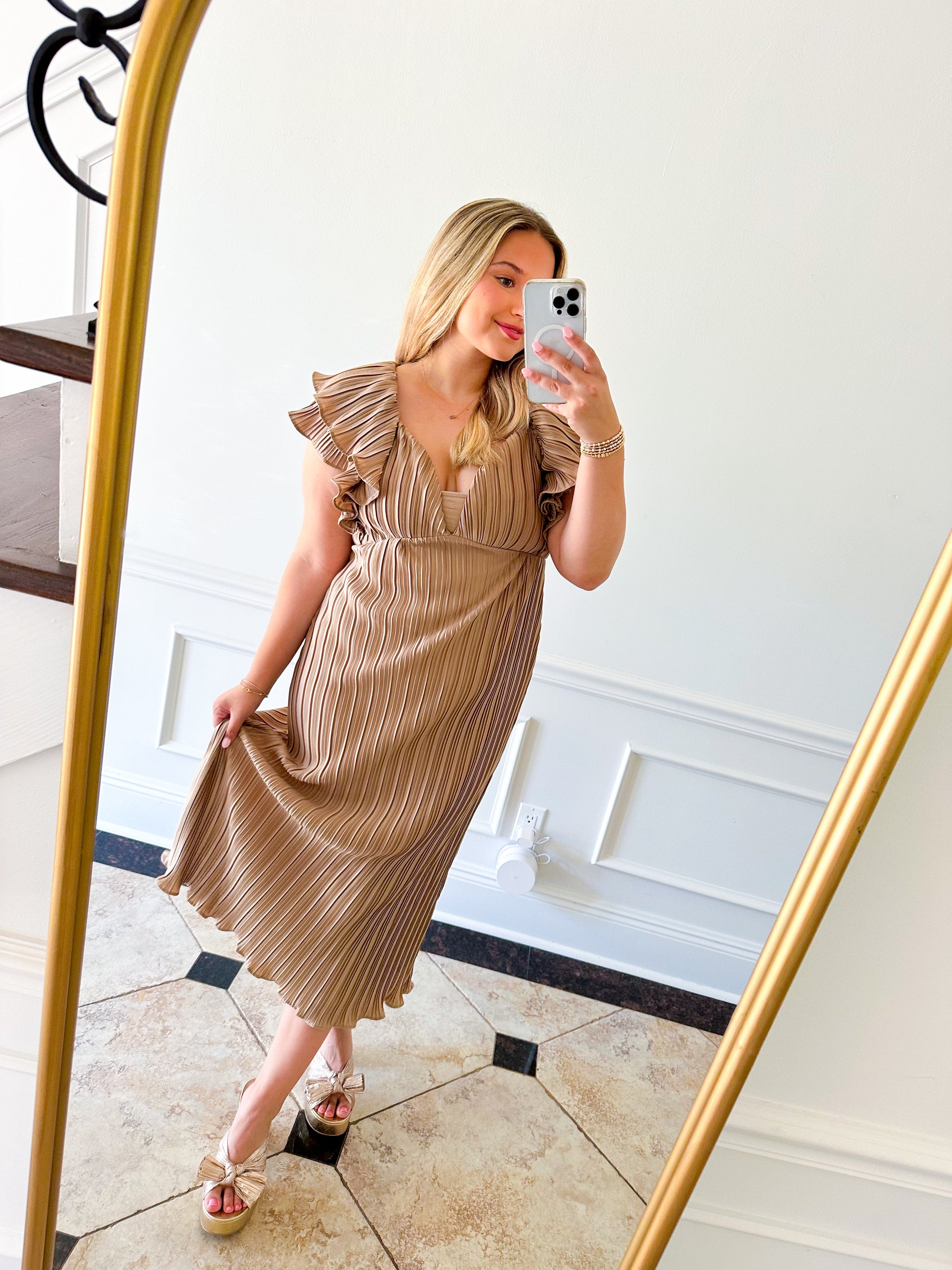 mocha midi dress Mocha Midi Dress Large