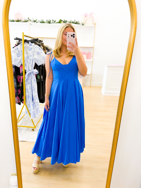 Cobalt Coast Maxi Dress
