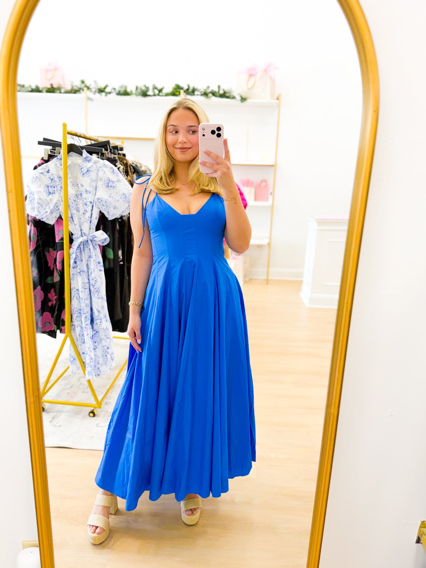 Cobalt Coast Maxi Dress