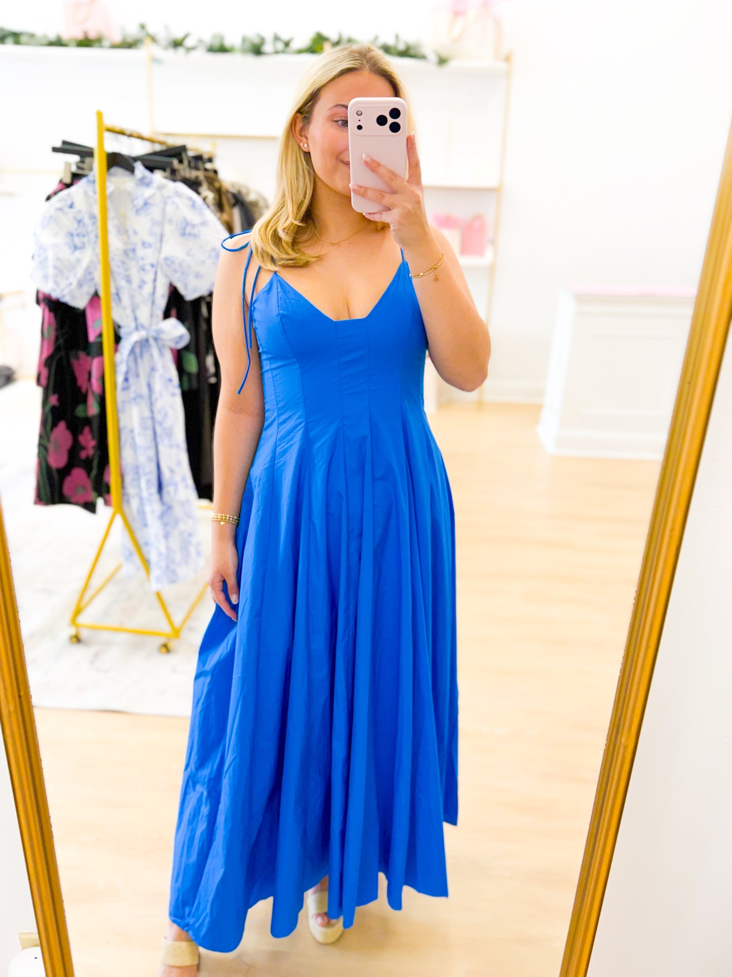 Cobalt Coast Maxi Dress