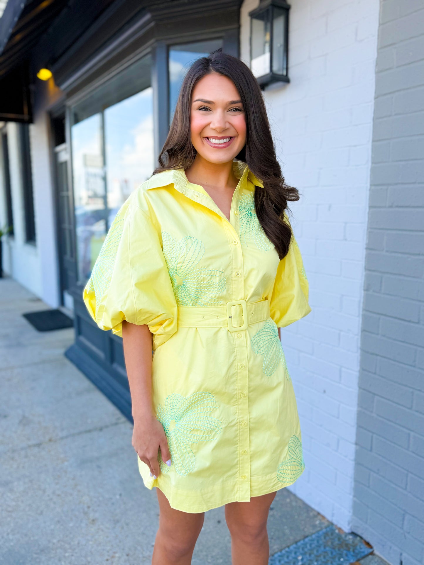 Limoncello Belted Dress