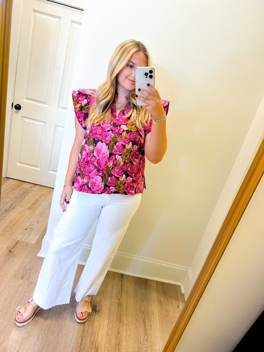 Berry Blossom Top
