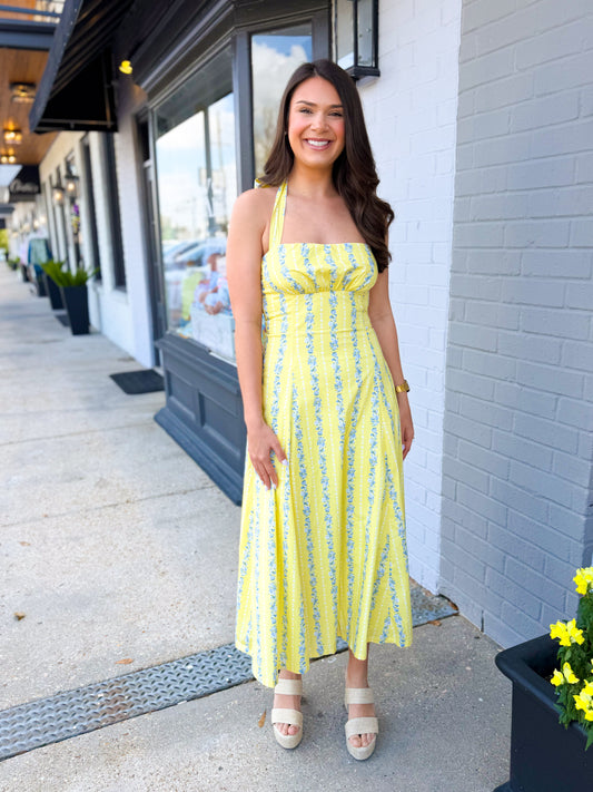 Sweet Escape Floral Midi Dress