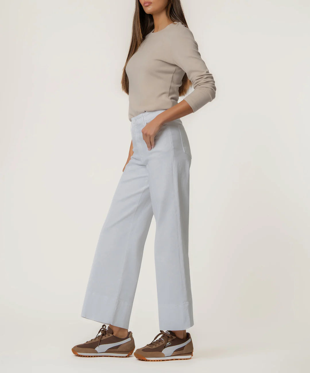 Meg High Rise Wide Leg Jean