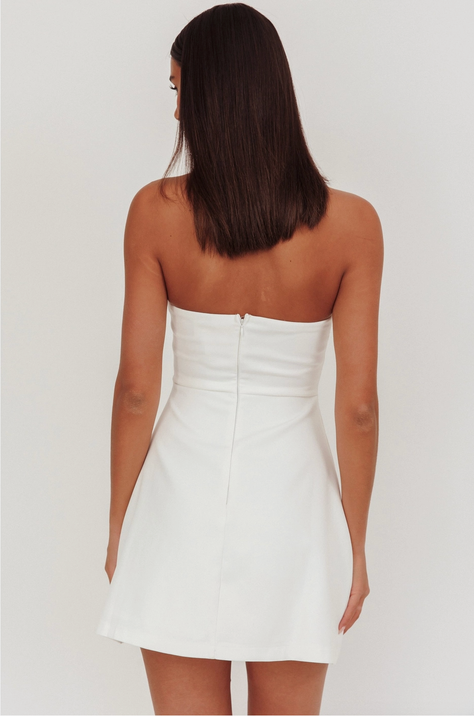 Hallie Dress White