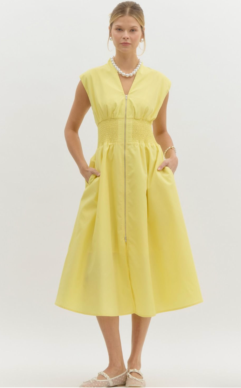 Kourt Dress- Lemon