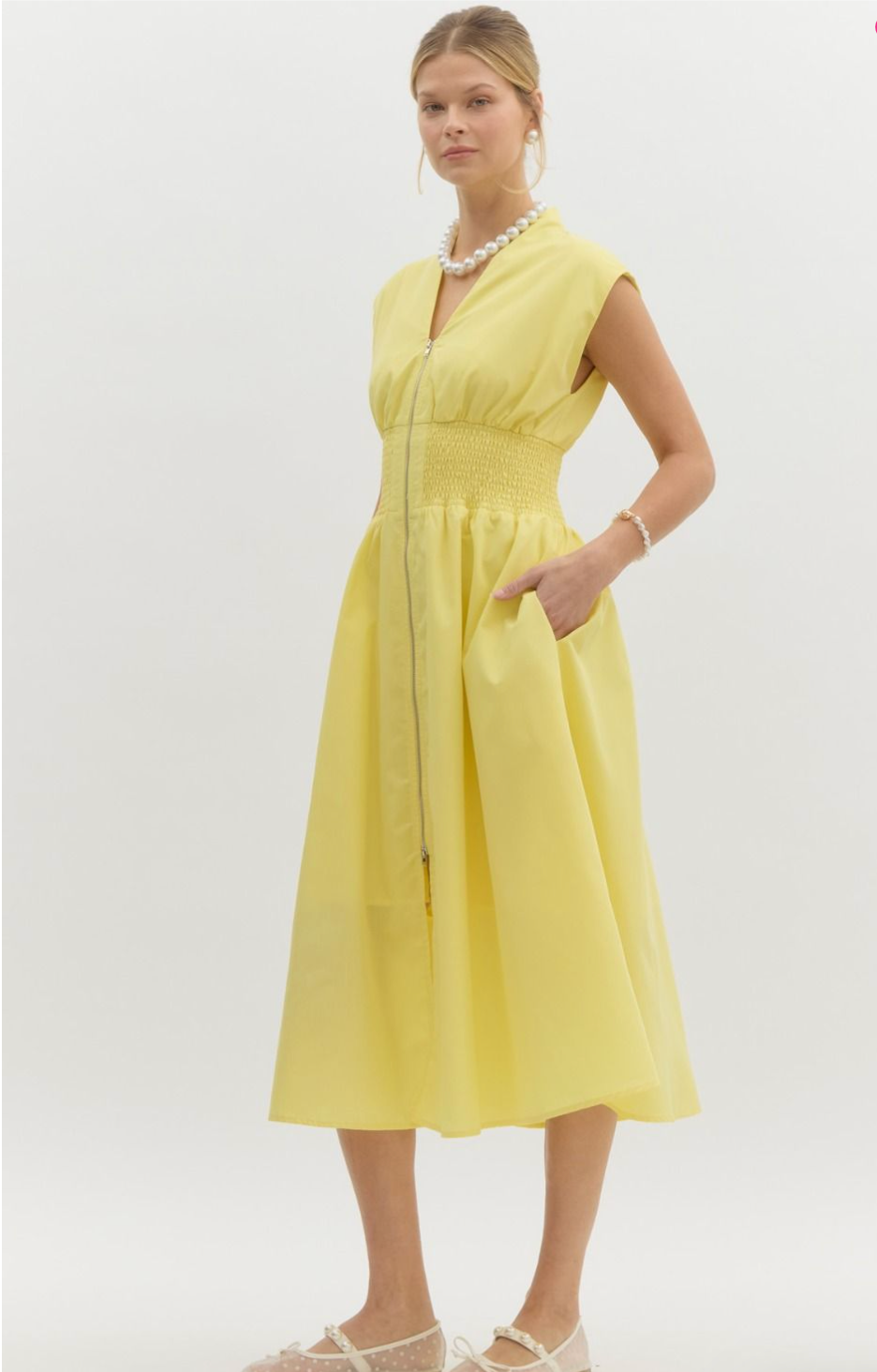 Kourt Dress- Lemon