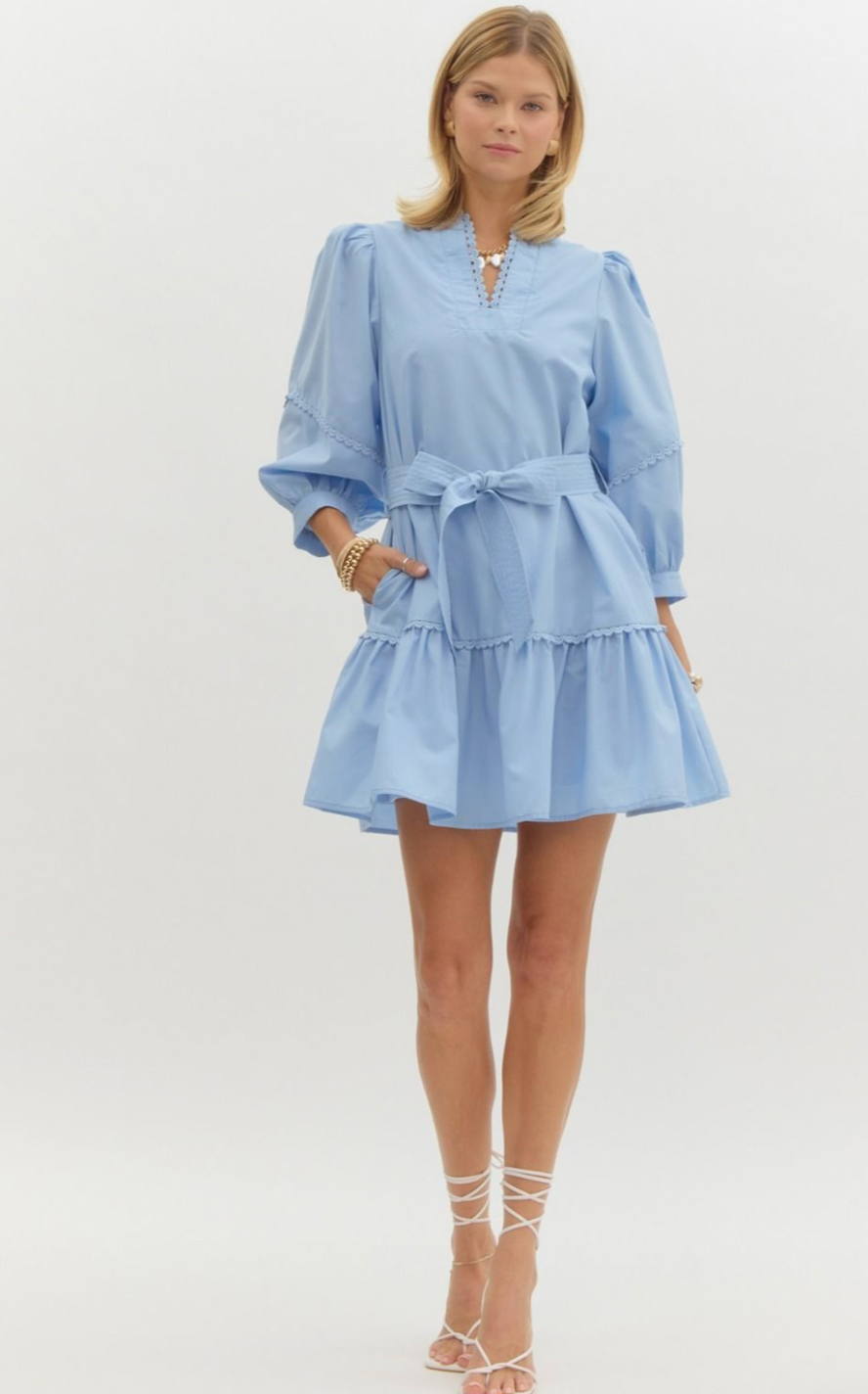 Mimi Dress- Blue