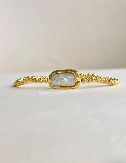 Beam Bracelet Pearl rectangle