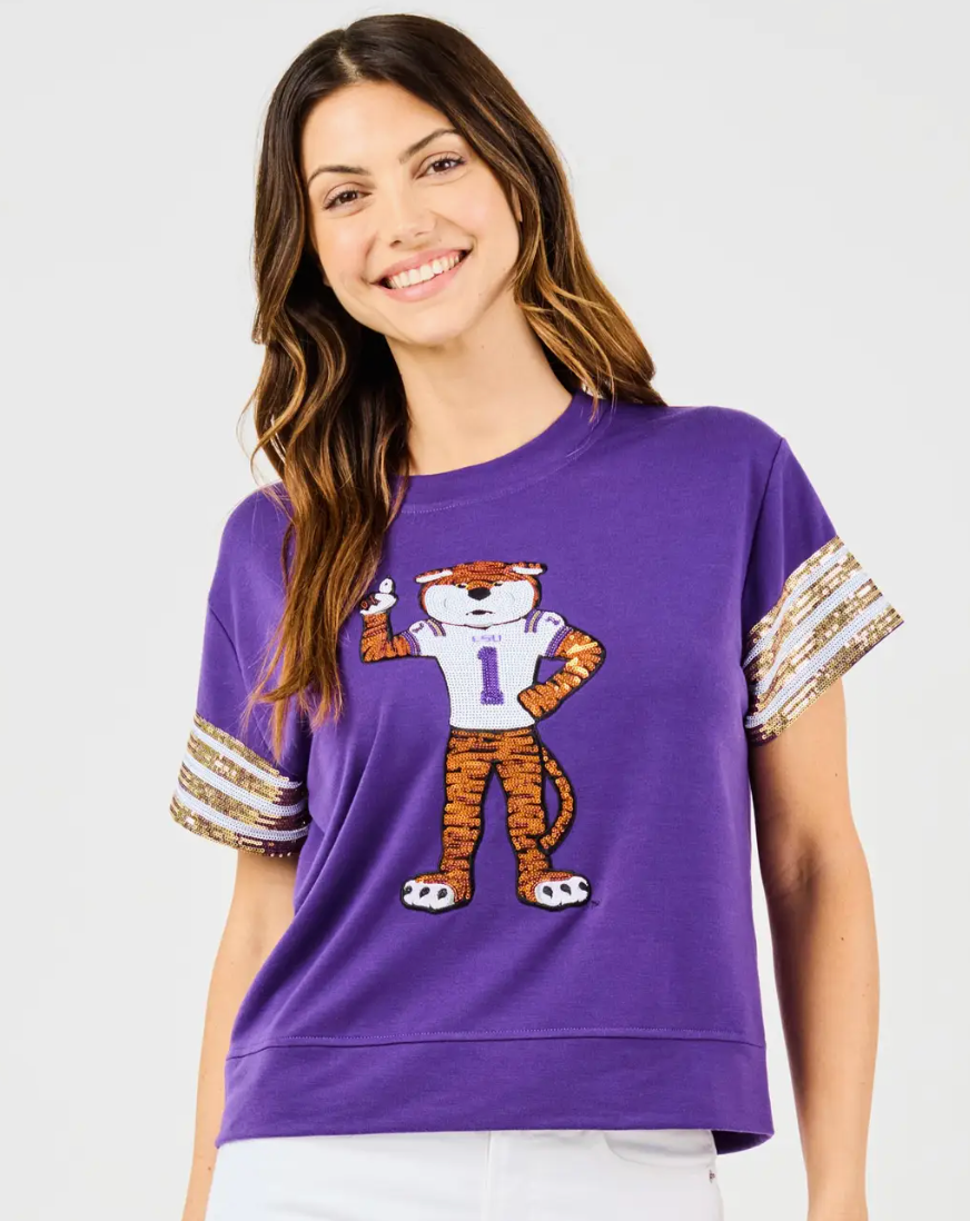 Tiger Sparkle Top