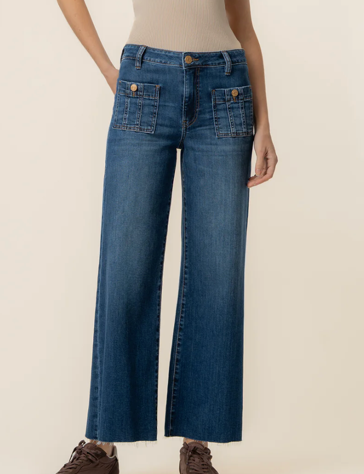 Meg High Rise Wide Leg in Resolution Wash